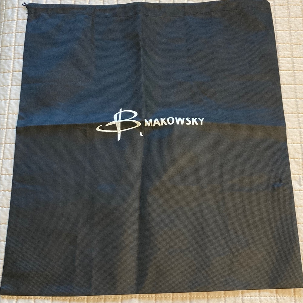 New! Large Authentic B. Makowsky Drawstring Dust … - image 1